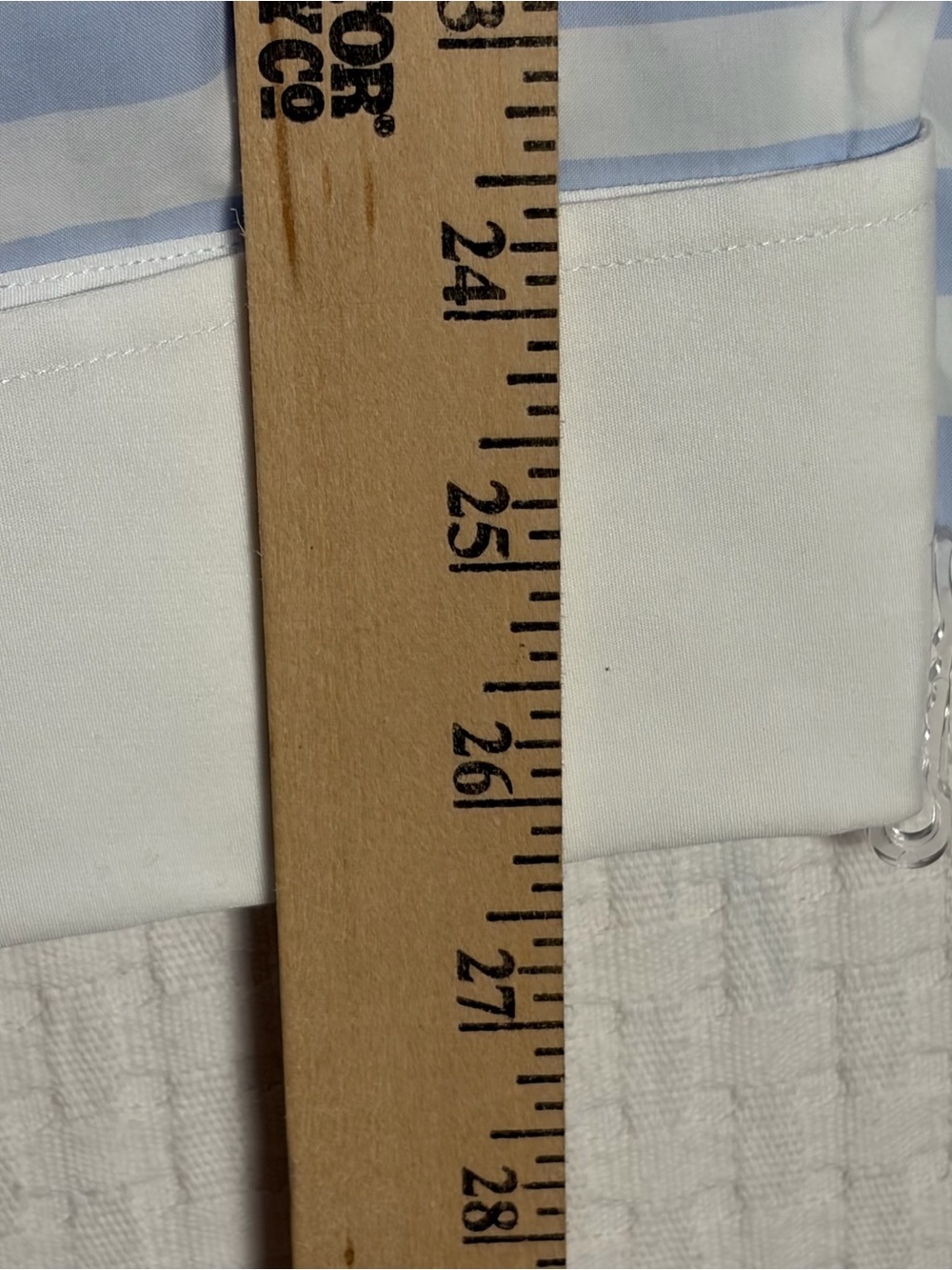 Thomas Pink London Blue White Striped Dress Shirt French Cuffs 15.5 Slim Fit - Picture 11 of 11